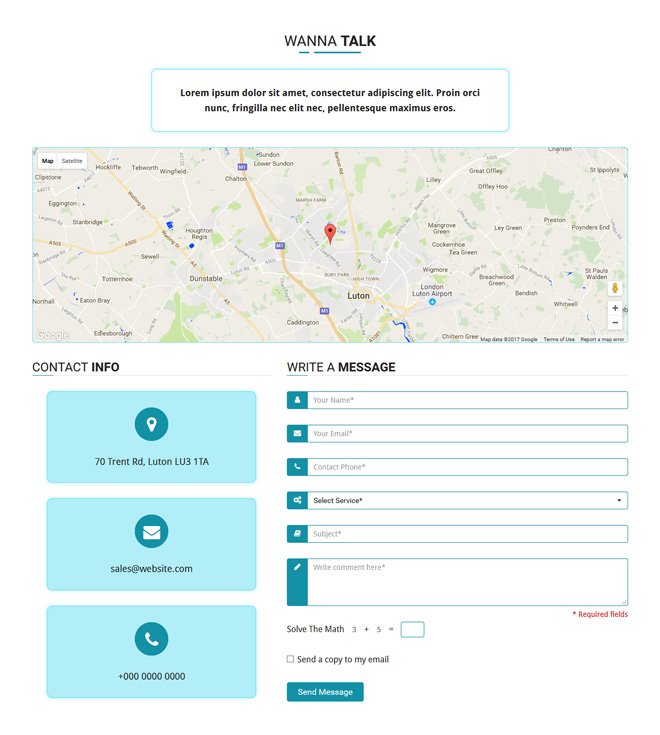 Contact Form Style 1