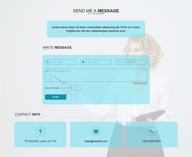 Contact Form Style 10