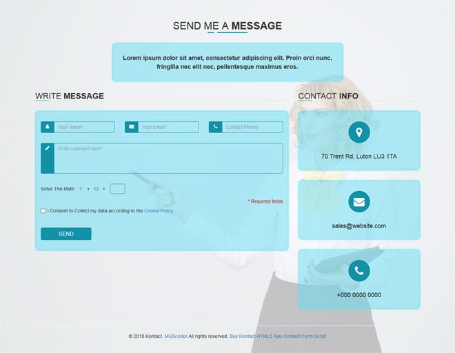 Contact Form Style 2