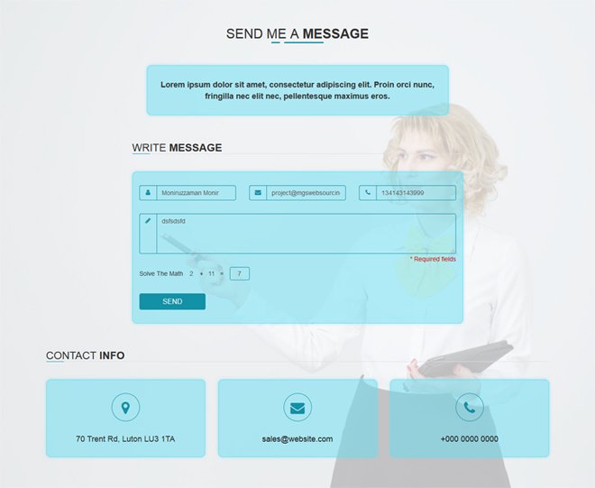 Contact Form Style 5