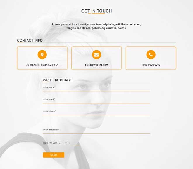 Contact Form Style 3