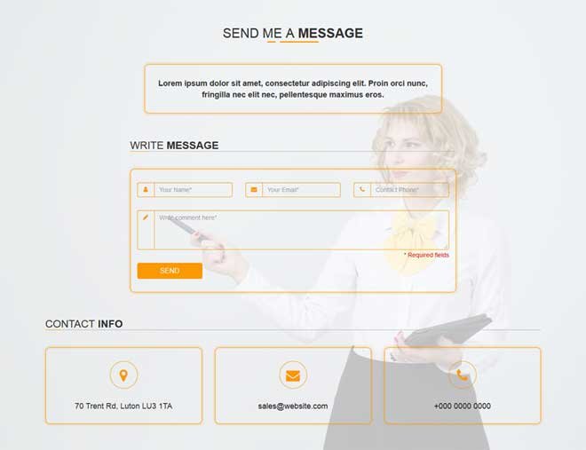 Contact Form Style 5