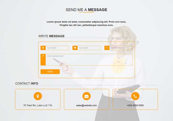 Contact Form Style 9