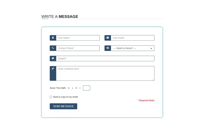 Contact Form Style 1