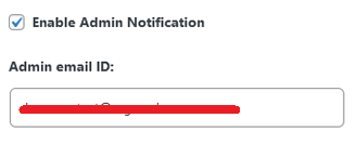 Admin Notification