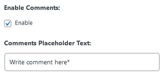 Enable Comments