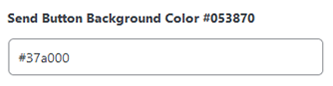 Send Button Background Color