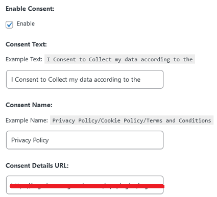Enable Consent