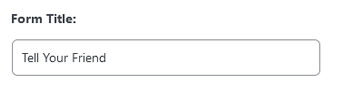 Form Title