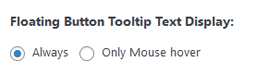 Tooltip Text Display
